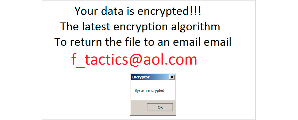 Tela do Ransomware - Legion