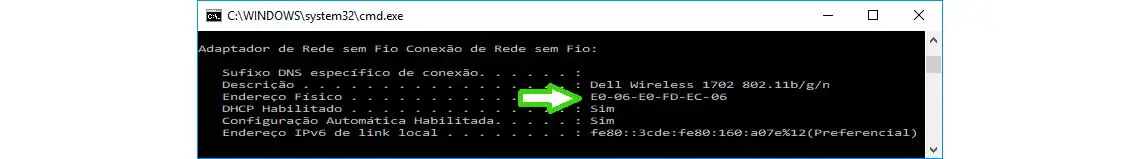 Como descobrir o MAC Address no Windows 10