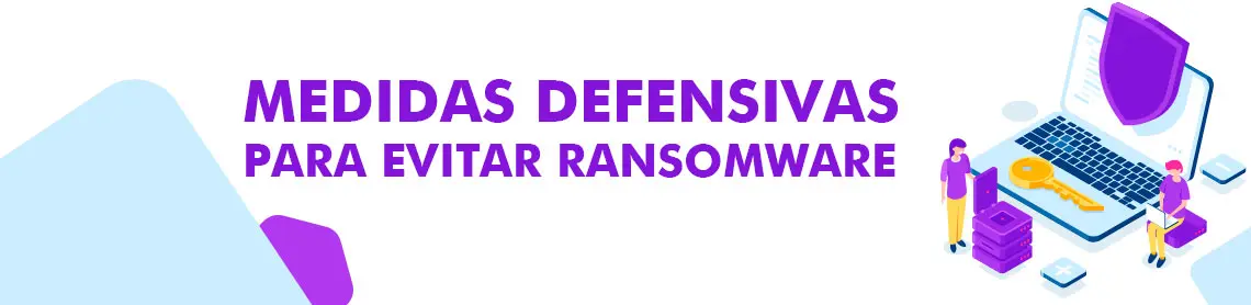 Medidas defensivas para evitar Ransomware - Imagem com computador em ambiente seguro e protegido