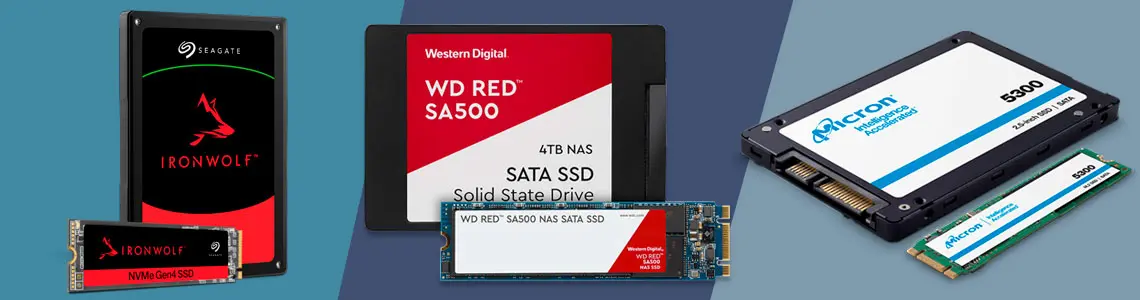 Módulos SSD para todas aplicações - modelos de SSDs para sistemas de armazenamento