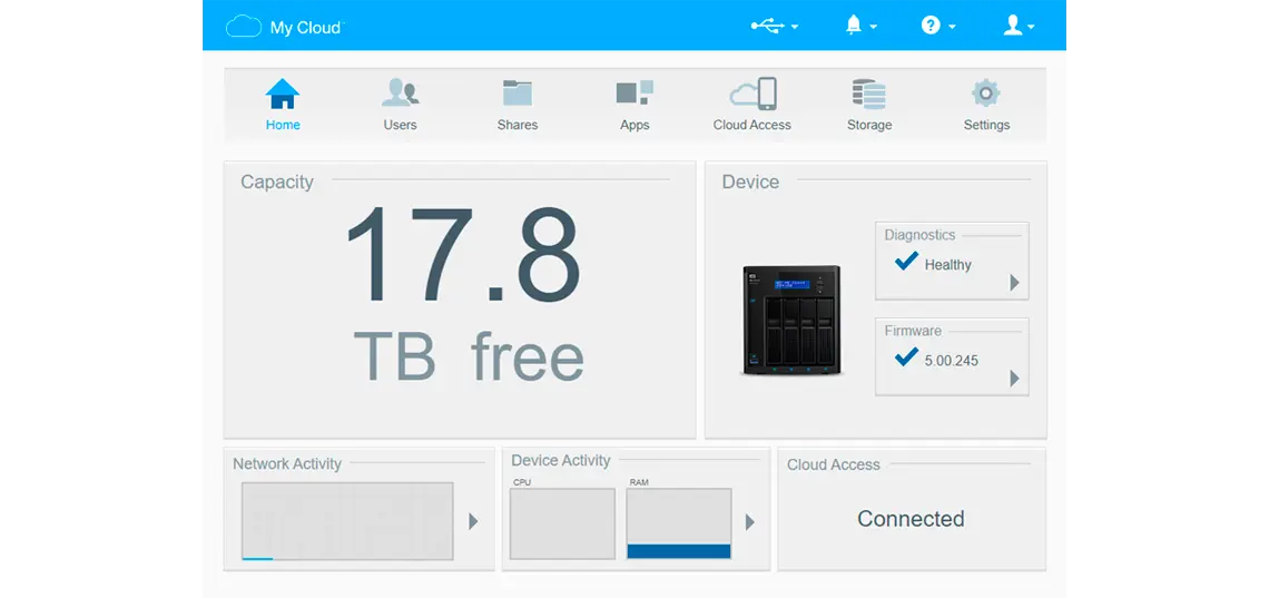 sistemas operacionais My Cloud OS 5 WD