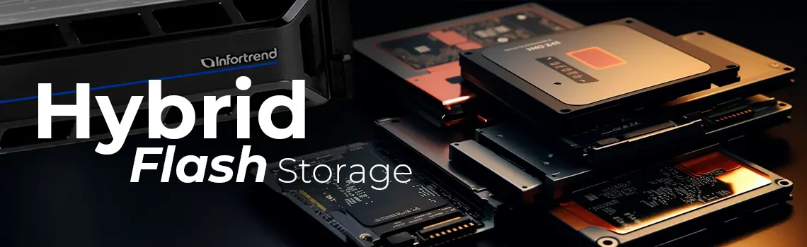 O que é um hybrid flash storage?