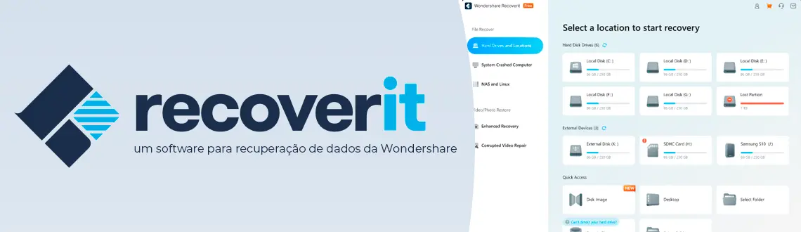 O que é Wondershare Recoverit?