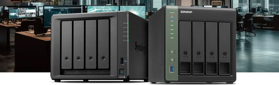 Os NAS para backup estão em alta - NAS Qnap e NAS Synology