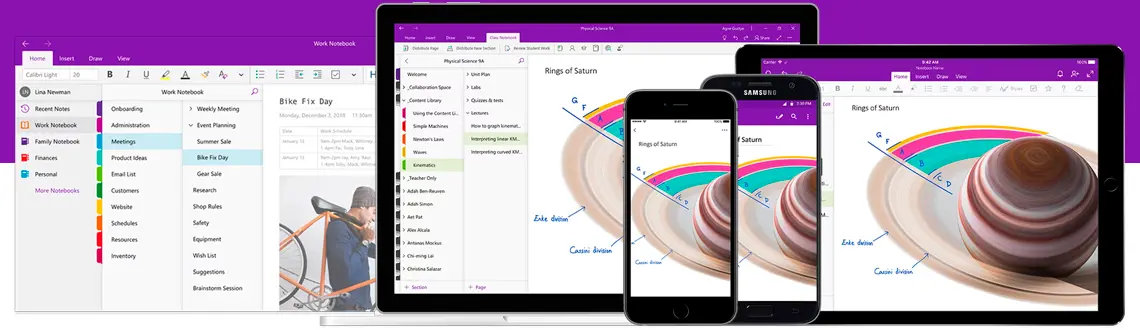 Quais são as formas de licenciamento do OneNote Microsoft?