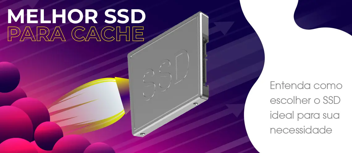 Melhor SSD para cache em storage NAS, SSD simbolizado como um foguete demonstrando a performance elevada que ele oferece