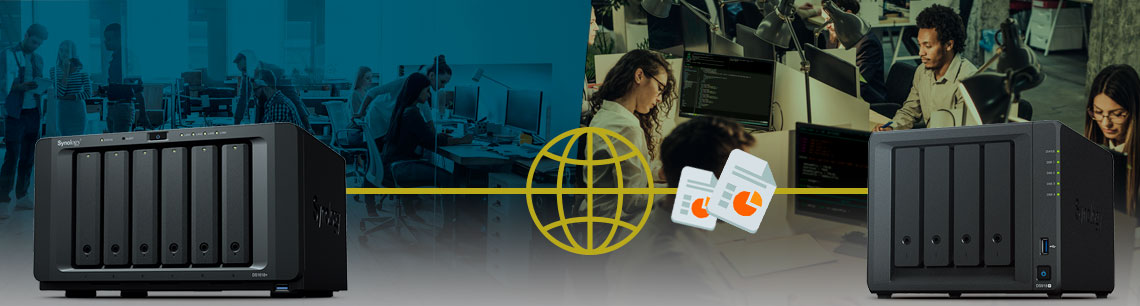 Replicação de dados Demonstração de replicação de dados com um storage replicando os dados para outro pela internet em ambientes distantes