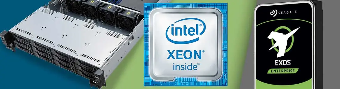 Servidor Asus, Processador Intel Xeon e Disco Seagate