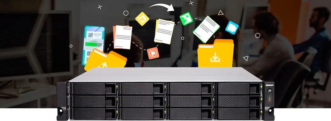 Servidor de arquivos em um storage NAS