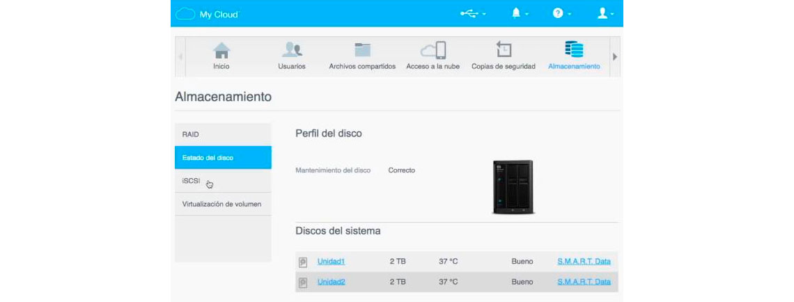 Sistema operacional My Cloud OS