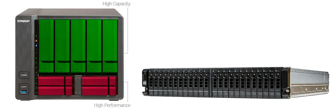 Soluções de Tiered storages Qnap e all flash Seagate