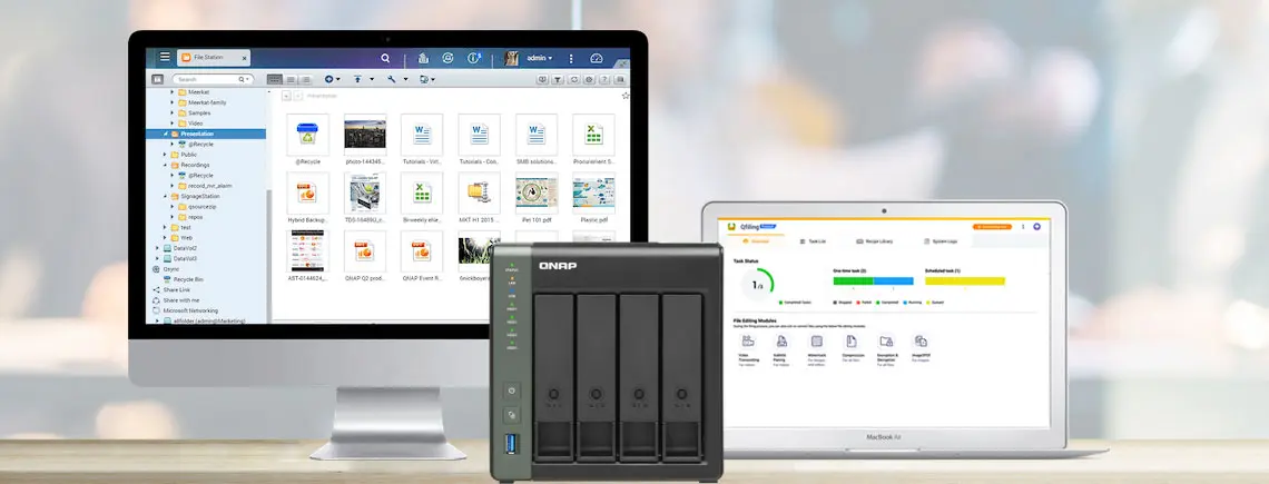 Storages NAS podem ser um local centralizado de backup para todos os arquivos e dispositivos ativos na rede