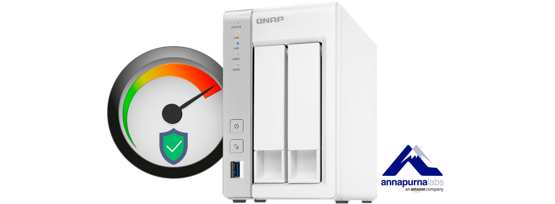 2 Bay NAS seguro e veloz, TS-231P Qnap