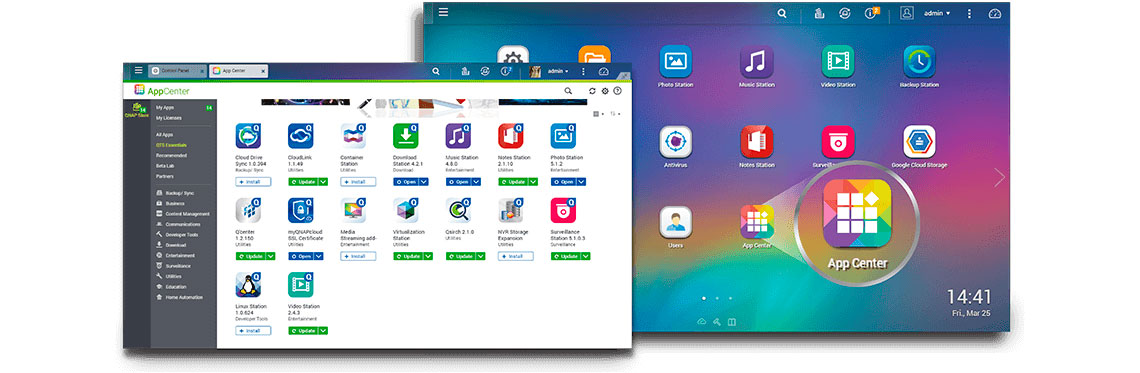 App Center Qnap