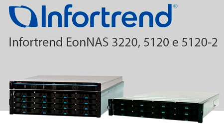  Storages com alta capacidade e compatíveis com discos SAS e SATA