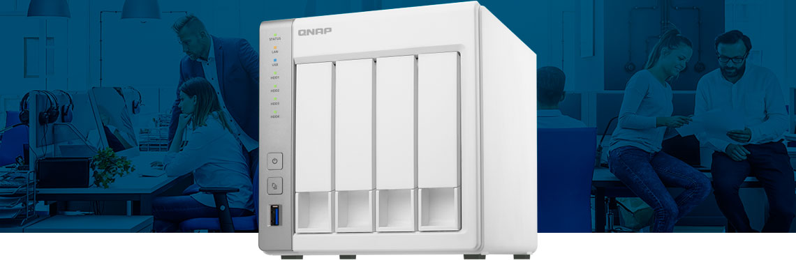 Storage 4-bay NAS para pequenas empresas e escritórios