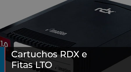 Cartuchos RDX e Fitas LTO