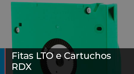 Fitas LTO e Cartuchos RDX