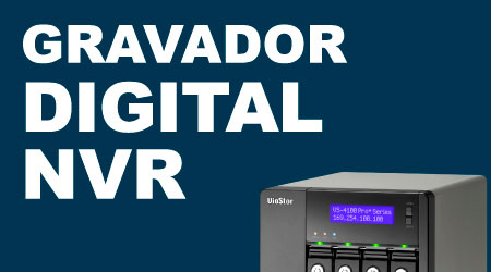 NVR ou Network Video Recorder, um sistema para gravação de imagens de vídeo