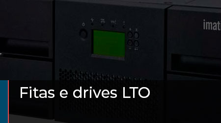 LTO - Tape drives, autoloaders, libraries e fitas para backup