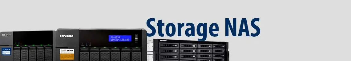 Três modelos de storage NAS da marca Qnap