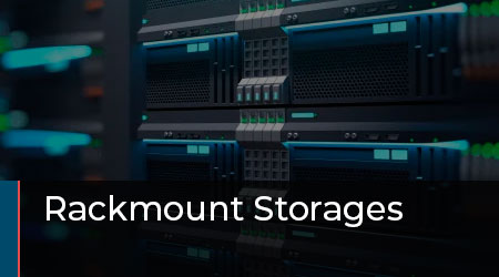 Rackmount Storages NAS, DAS e SAN - Servidores de Armazenamento