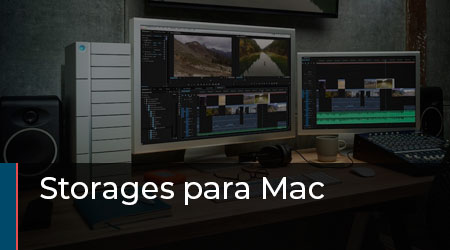 Storages para MAC Thunderbolt I, 2 ou 3, eSATA e USB-C