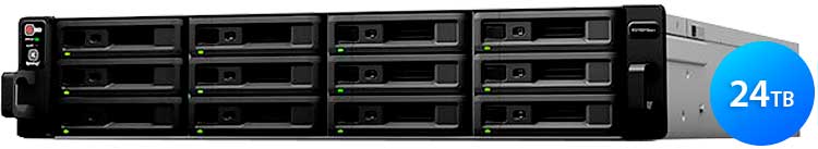 Servidor Rack Synology RackStation RS18016xs+ 24TB