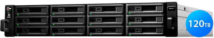 RackStation RS2416RP+ Storage NAS 120TB 12 discos SATA