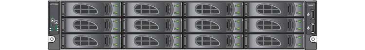 NAS 12 Bay 2U 36TB (12x HDD 3TB) Netgear - ReadyNAS 3220 RN322123E