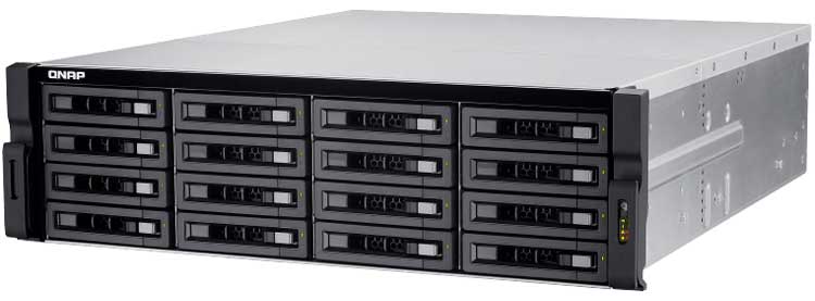 Qnap TS-EC1680U R2 - 16 bay NAS rackmount até 192TB SATA