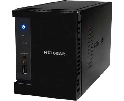 Storage 2 Bay NAS 1TB Desktop Netgear - ReadyNAS 100 RN10211D