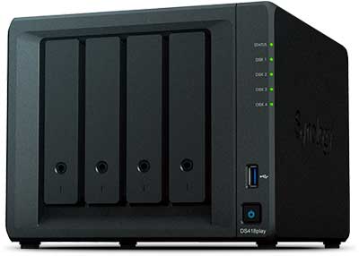 DS418play Synology Diskstation - Storage NAS 4 Bay p/ HDD SATA