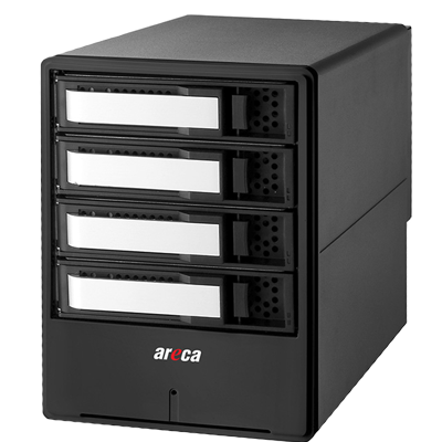 ARC-8050T3-4 Areca - 4 bay storage 40Gb/s Thunderbolt 3