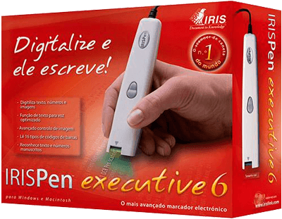 SCANNER DE MÃO IRISPEN EXECUTIVE 6