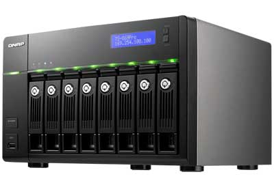 8 Bay NAS Qnap, Servidor NAS 8 hard disks até 48TB