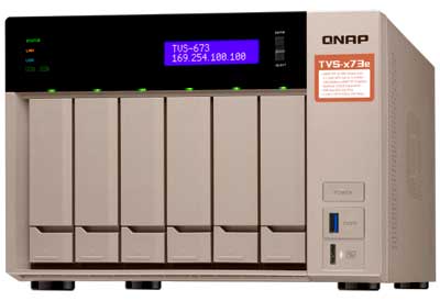 Qnap TVS-673e servidor NAS 6 baias