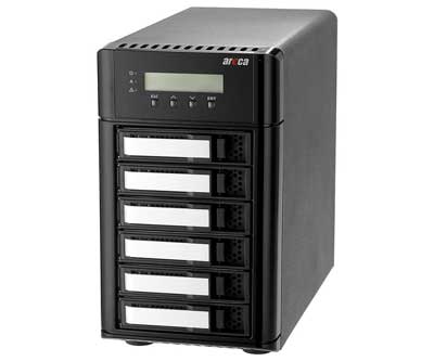 ARC-8050T3U-6M Areca - Storage 6 Bay p/ HDD SATA/SAS Thunderbolt