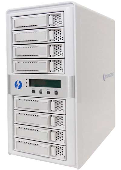 ARC-8050 - Direct Attached Storage Thunderbolt para discos SATA ou SAS