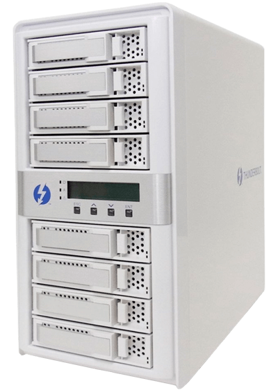 ARC-8050 - Direct Attached Storage Thunderbolt para discos SATA ou SAS