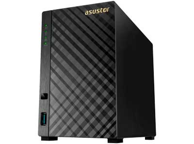 AS3102T Asustor - Storage 16TB NAS 2 baias para hard disks SATA