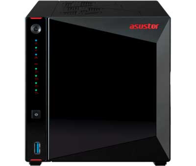 AS5404T Asustor - Storage NAS 4 Bay p/ HDD SATA/NVMe