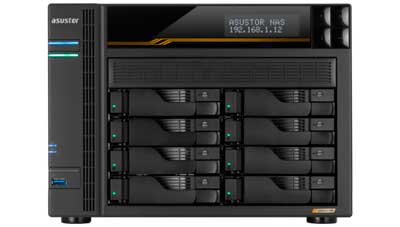 Asustor AS6808T - Storage NAS 8 Bay Lockerstor 8 p/ HDD SATA/NVMe