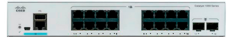 C1000-16T-2G-L Cisco - Switch Catalyst 1000 16 portas Gigabit LAN RJ45