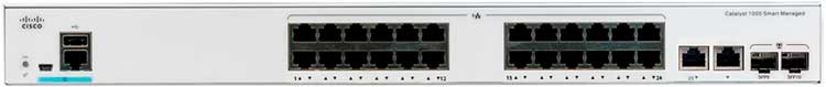 C1000FE-24T-4G-L Cisco - Switch Catalyst 1000FE 24 portas Fast Ethernet