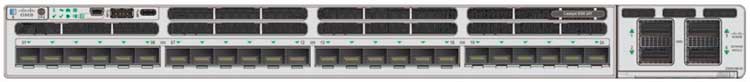 C9300X-24Y Cisco - Switch Catalyst 24 portas LAN MultiGigabit 25G SFP28