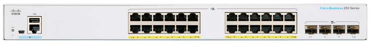 CBS250-24P-4X- Cisco Business Switch 24 portas LAN e 4x 10G SFP+