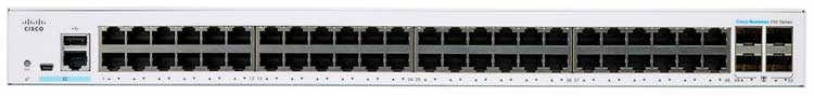 CBS250-48T-4G - Cisco Business Switch 48 portas LAN e 4 SFP