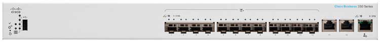 CBS350-12XS Cisco Business Switch 12 portas SFP+ e 2x Uplink RJ45/SFP+