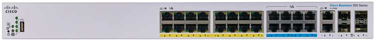 CBS350-24NGP-4X - Cisco Business Switch 24 portas LAN PoE Gerenciável
